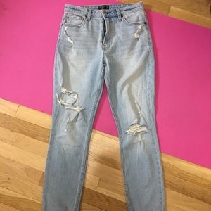 Abercrombie High Waisted Skinny Jeans
